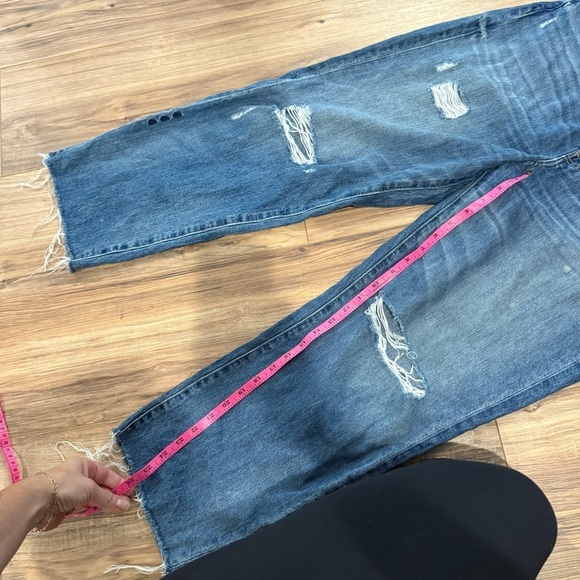 Etica High Rise Tyler Boy Destroy Straight Jean - Picture 8 of 11